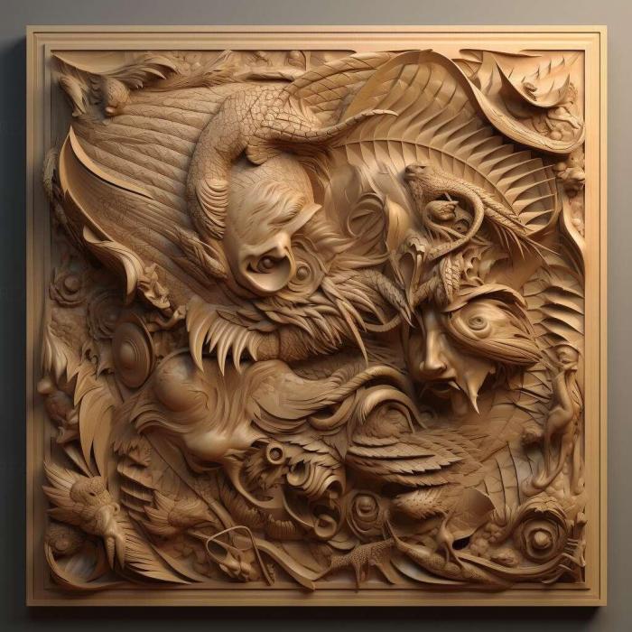 نموذج ثلاثي الأبعاد لآلة CNC 3D Art 